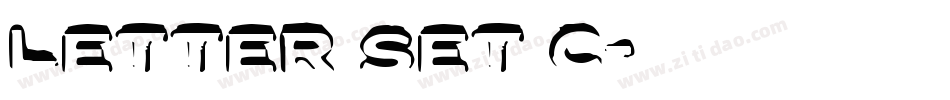 Letter Set C字体转换